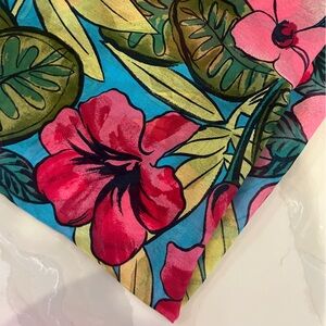 Floral Tropical Print Bathing Suit Wrap or Scarf